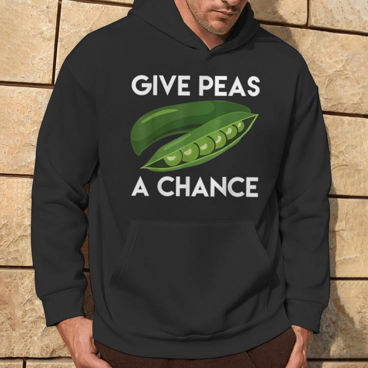 World PeasPeace Give Peas A ChanceEarth Day Hoodie Lifestyle