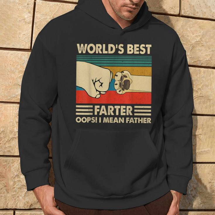 Worlds Best Farter I Mean Father Fathers Day Dog Dad Hoodie Lifestyle