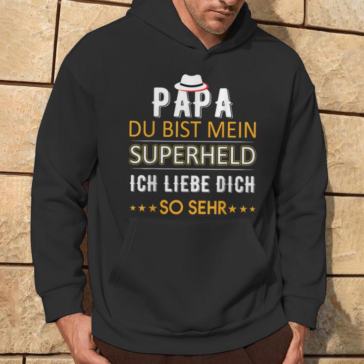 Wunsch Papa Du Bist Mein Superheld Ich Liebe Dich So Sehr Kapuzenpullover Lebensstil