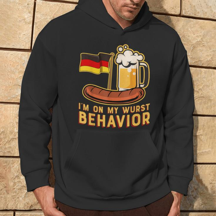 Wurst Behavior German Oktoberfest Beer Hoodie Lifestyle