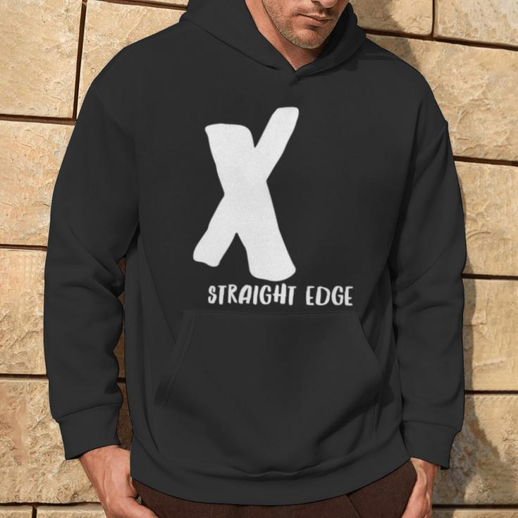 X Straight Edge Hardcore Punk Rock Band Fan Outfit Hoodie Lifestyle