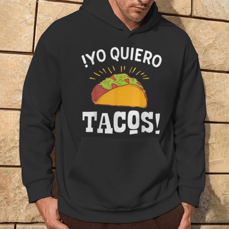 Yo Quiero Tacos Mexican Food Lover Hoodie Lifestyle