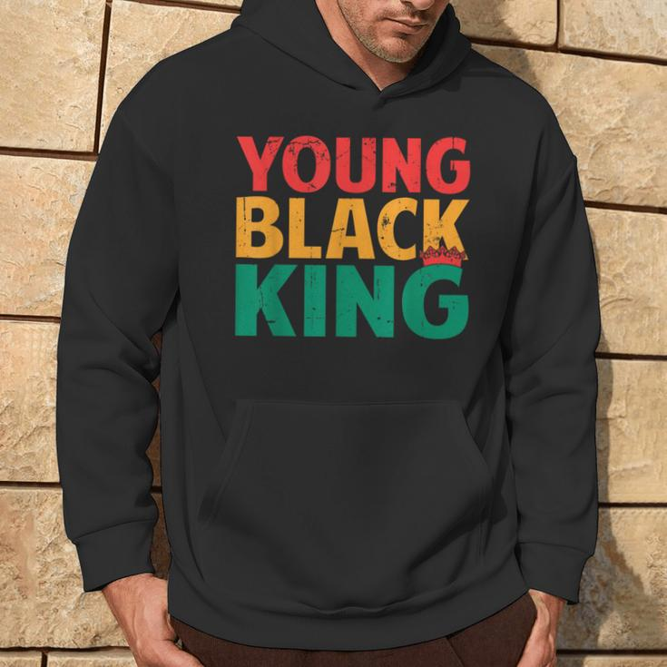 Young Black King African American Black Heritage Afro Boys Hoodie Lifestyle