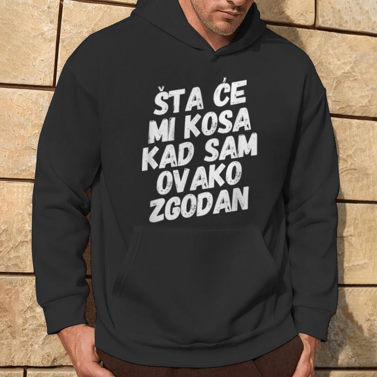 Zgodan Bosna Hrvatska Srbija Jugo Balkan Kapuzenpullover Lebensstil