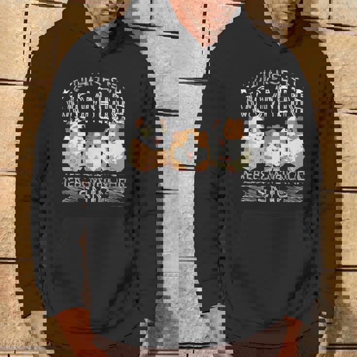 Zuhause Ist Wo Meine Meerschweinchen Sind Guinea Pigs Hoodie Lebensstil