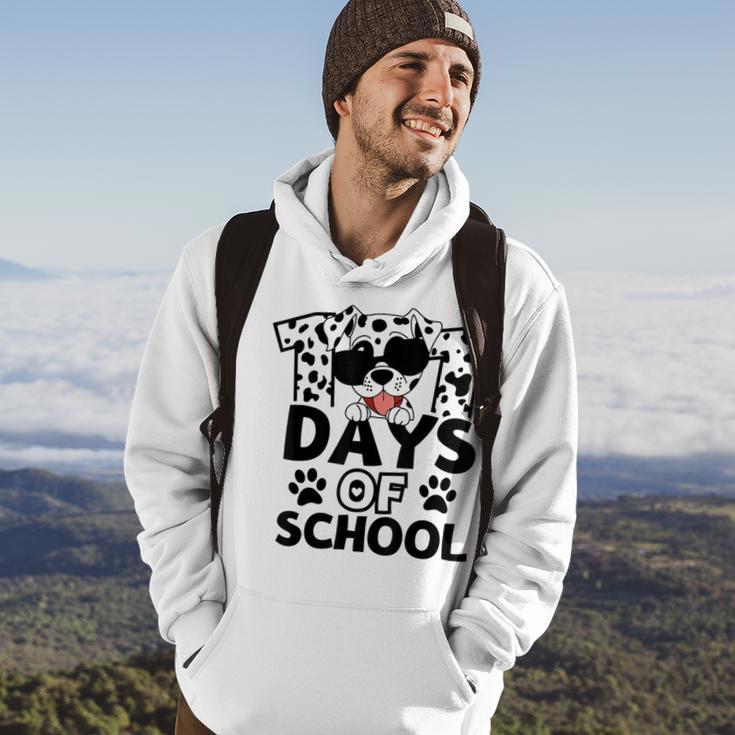 100 Days Of School Dalmatian Dog Boy Kid 100Th Day Of School Hoodie Lifestyle