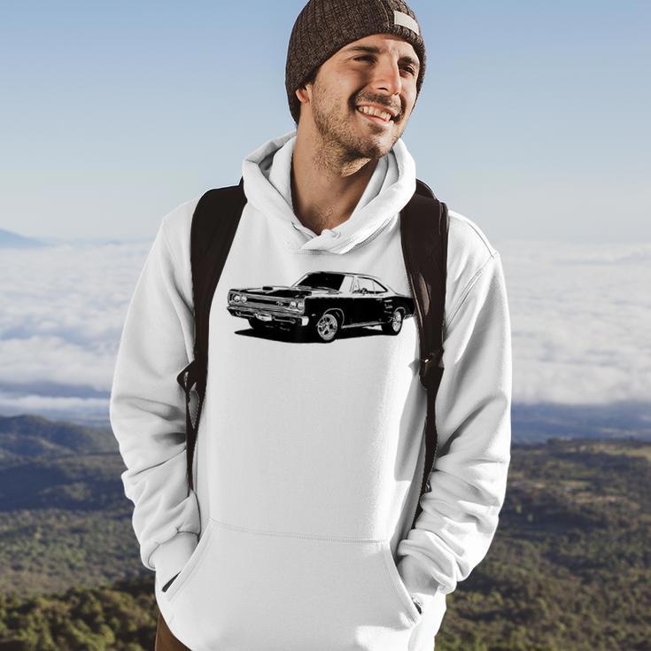 1969 Muscle Car Hoodie Lifestyle