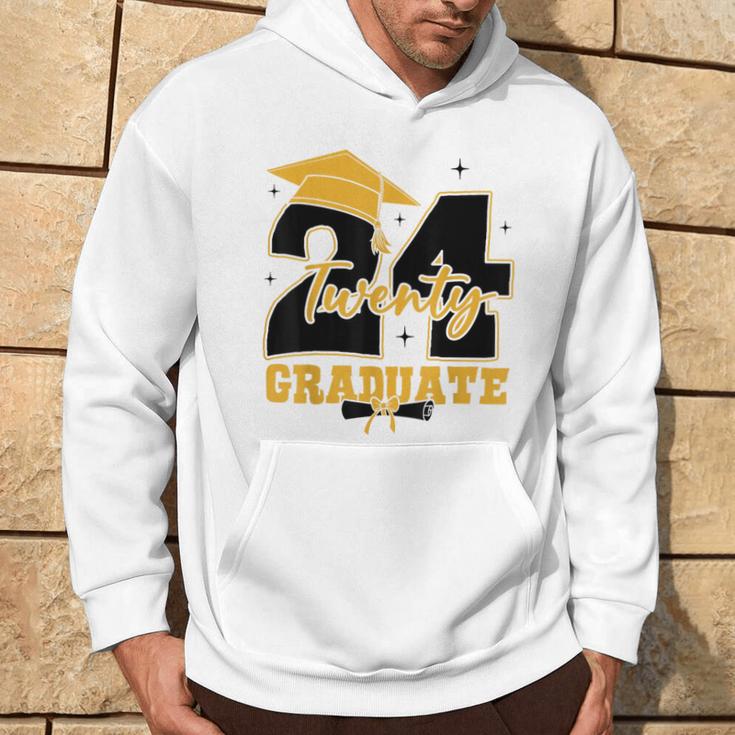 2024 Graduate Class Of 2024 Senior High School Graduation Hoodie Lifestyle