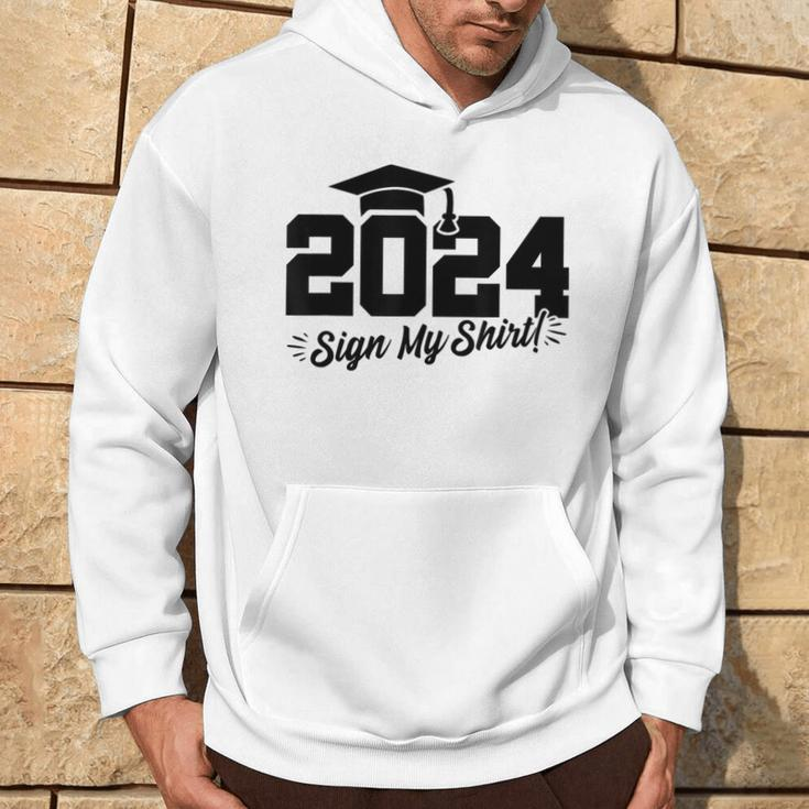 2024 Senior Graduation Autograph Class Of 2024 Hoodie Lifestyle
