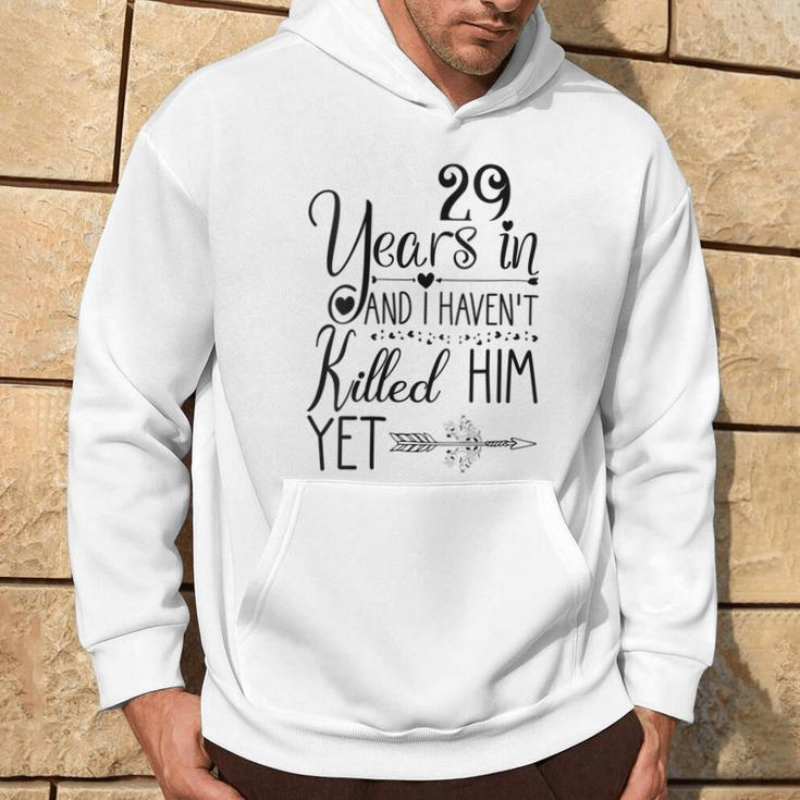 29Th Wedding Anniversary For Her 29 Years Of Marriage Hoodie Lifestyle