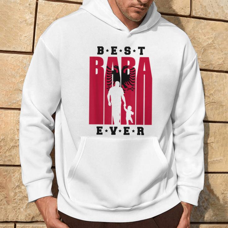 Albania Baba Of Newborn Albanian Dad With Baby Shqiptar Hoodie Lifestyle