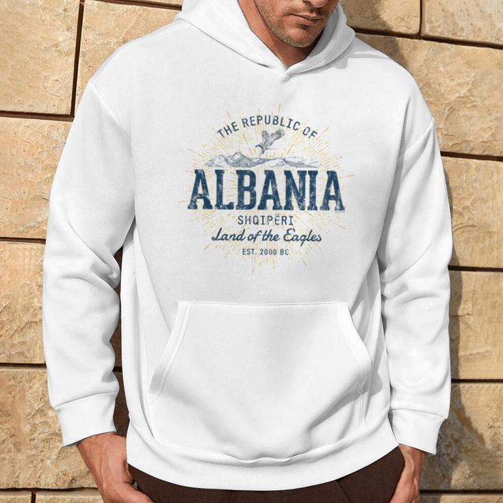 Albania Retro Styleintage Albania Kapuzenpullover Lebensstil