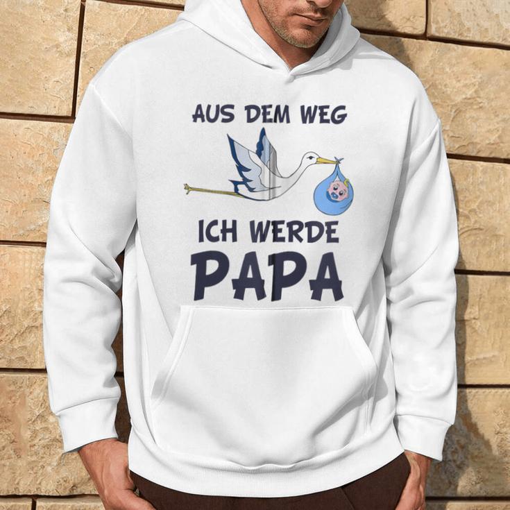 Aus Dem Weg Ich Werde Papa Schwangerschafts Ankündigung Kapuzenjacke Kapuzenpullover Lebensstil