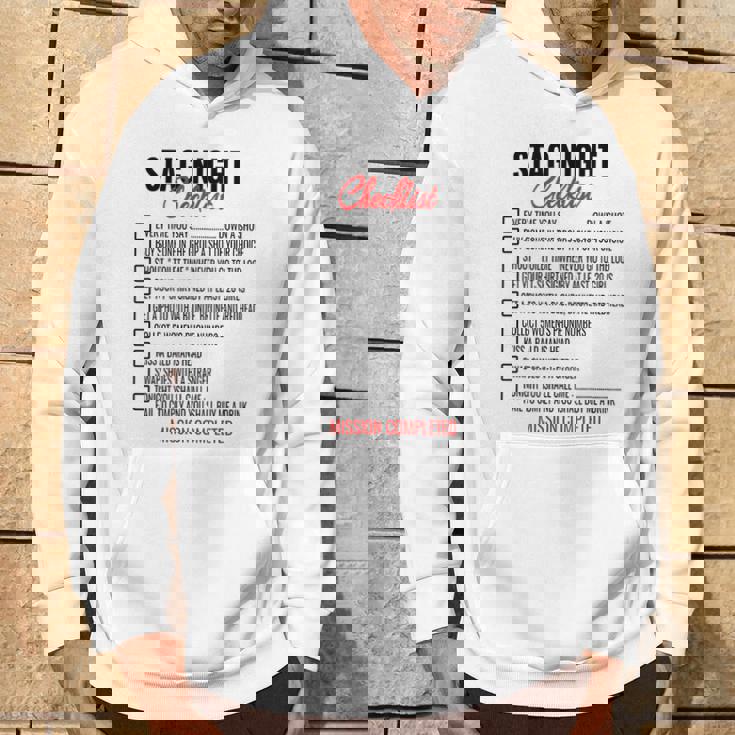 Bachelors Party Checklist Stag Do Party Games Hoodie Lifestyle