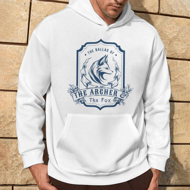 The Ballad Of The Archer And The Fox Bookish Romantasy Retro Hoodie Lifestyle