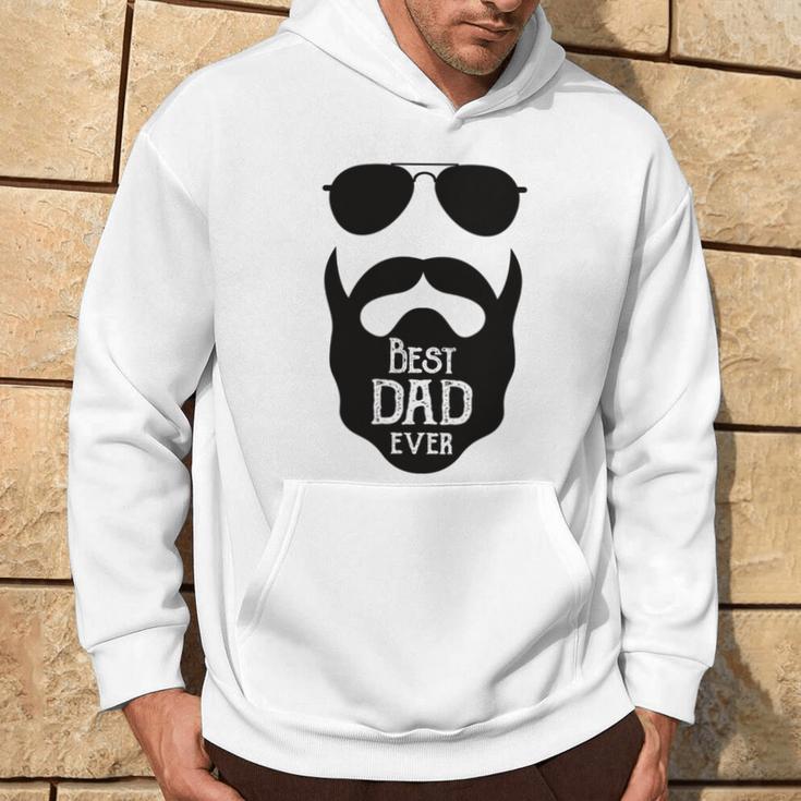 Best Dad Ever Bester Papa Für Bartträger Zum Herrentag Kapuzenpullover Lebensstil