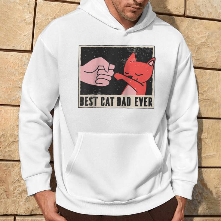 Bester Katzen Papa Tierliebe Raglan Kapuzenpullover Lebensstil