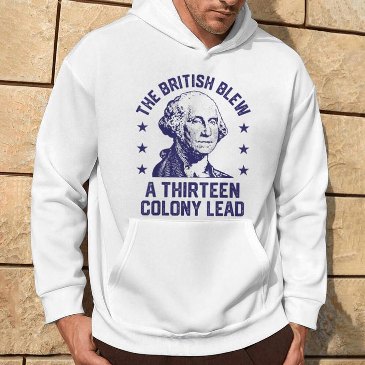 The British Blew A 13 Colony Lead Retro Us George Washington Hoodie Lifestyle