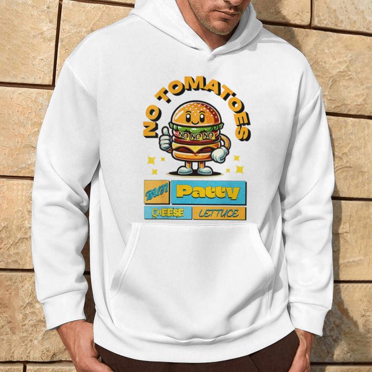 Burger-Fun- Witziger Spruch Comic-Style Hoodie Lebensstil