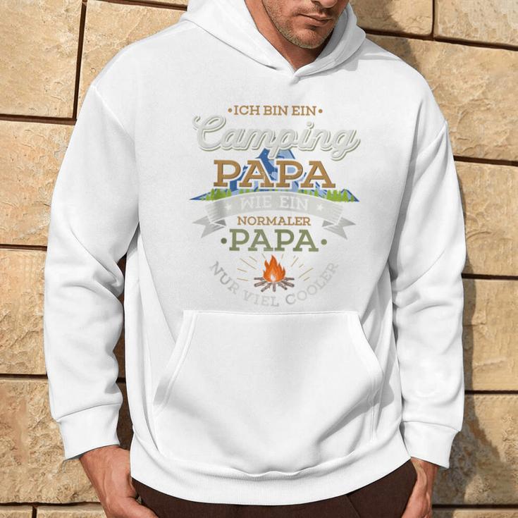 Camping Papa Wie Ein Normaler Papa Nur Cooler Zelten Camper Kapuzenjacke Kapuzenpullover Lebensstil