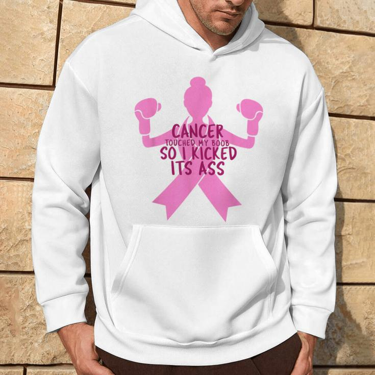 Cancer Touched My Boob So I Kicked Its Ass Hoodie Lifestyle