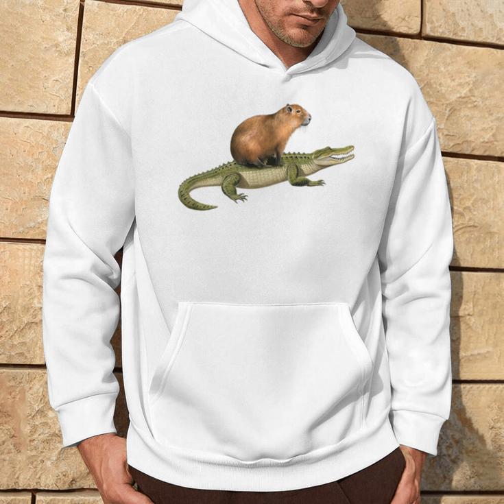Capybara Et Alligator Sweat à capuche | Cadeauxyz