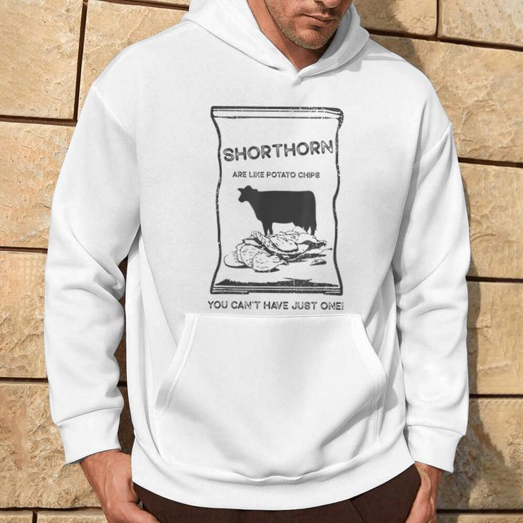 Cattle Like Potato Chips Can't Have One Shorthorn Hoodie Lifestyle