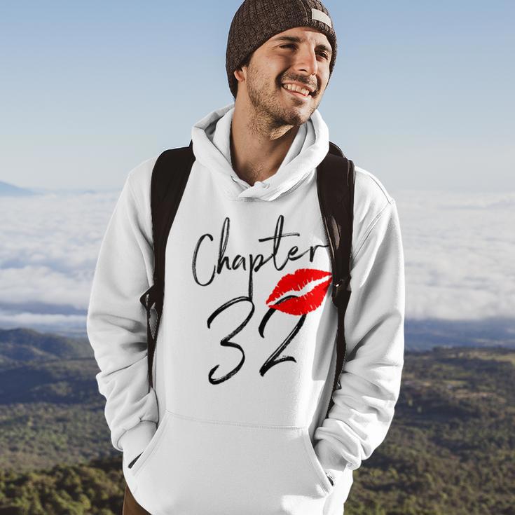 Chapter 32 Years Lips Love 32 Nd Birthday Born In 1989 Hoodie Lifestyle