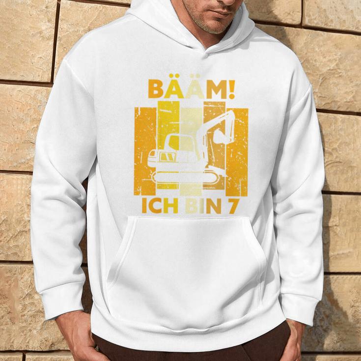 Children's Bäm Ich Bin 7 Sieben Jahre Boy 7Th Birthday Digger Hoodie Lebensstil