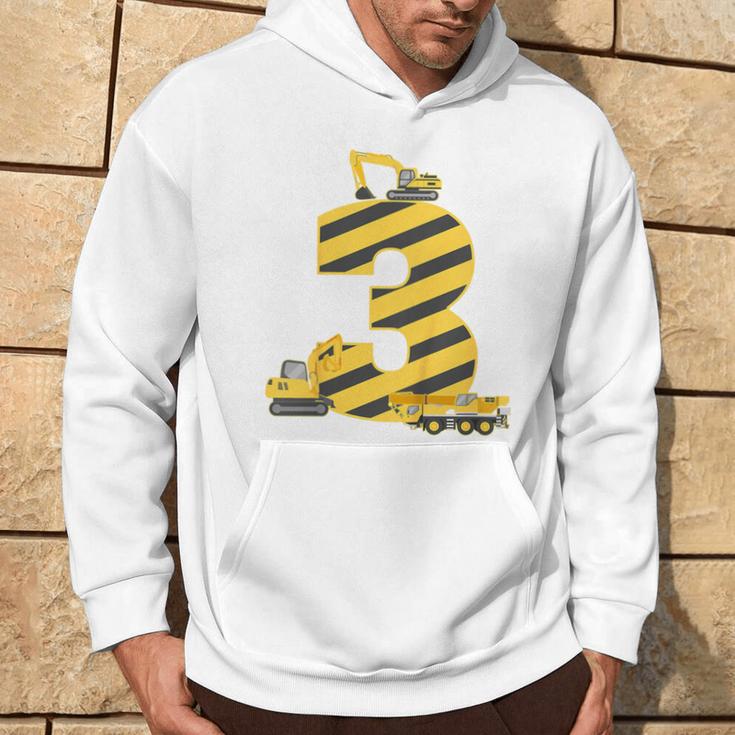 Children's Digger 3Rd Birthday Boy Ich Bin Schon 3 Jahre Hoodie Lebensstil