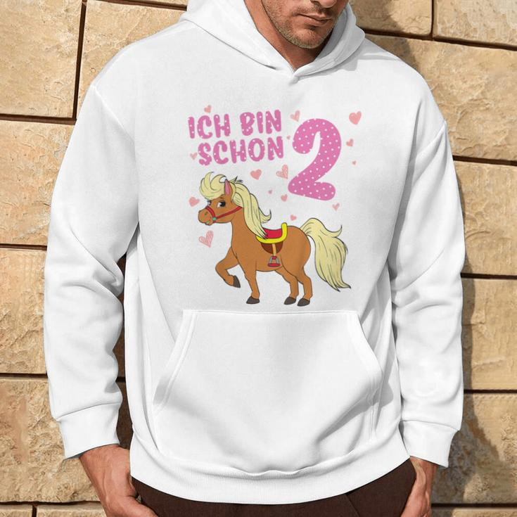 Children's Ich Bin Schon 2 Pferd Zwei Jahre Pony 2 Geburtstag Hoodie Lebensstil