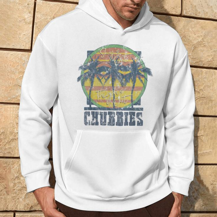 Chubbies Sky’S Out Thighs Out Vintage Retro Beach Hoodie Lifestyle