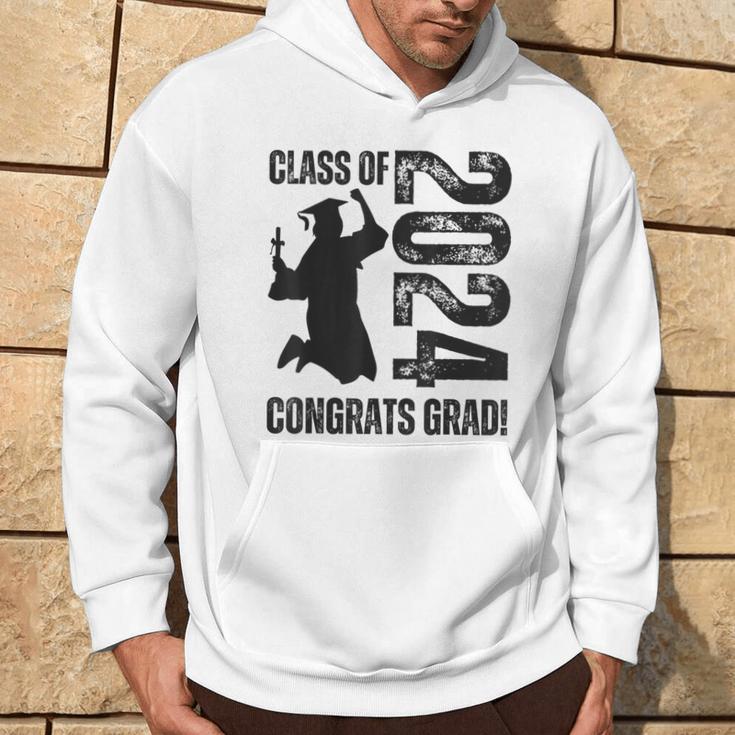 Class Of 2024 Congrats Grad 2024 Graduate Congratulations Hoodie Lifestyle