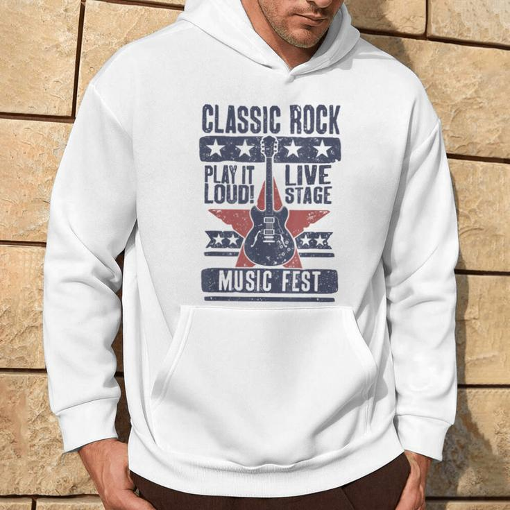 Classic Rock Music Fest Play It Loud Hoodie Lifestyle