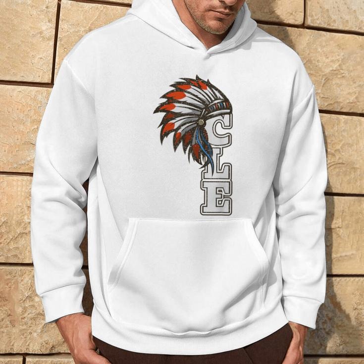 Cle Cleveland Ohio Native American Indian Tribe Hoodie Lifestyle