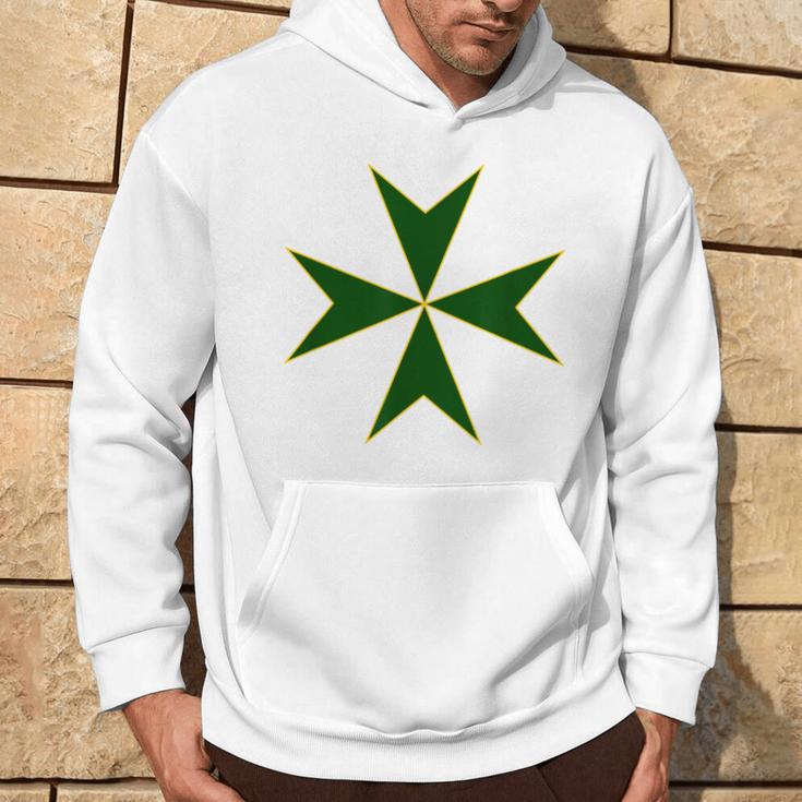 Cross Of The Order Of St Saint Lazarus Maltese Cross Hoodie Lifestyle