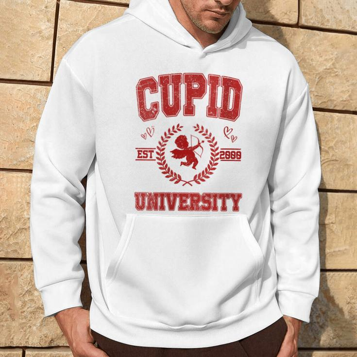 Cupid University Est 2000 Happy Valentine Day Anniversary Hoodie Lifestyle