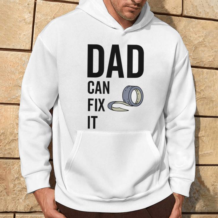 Dad Can Fit It Handyman Diy Duct Tape Father's Day Hoodie Lifestyle