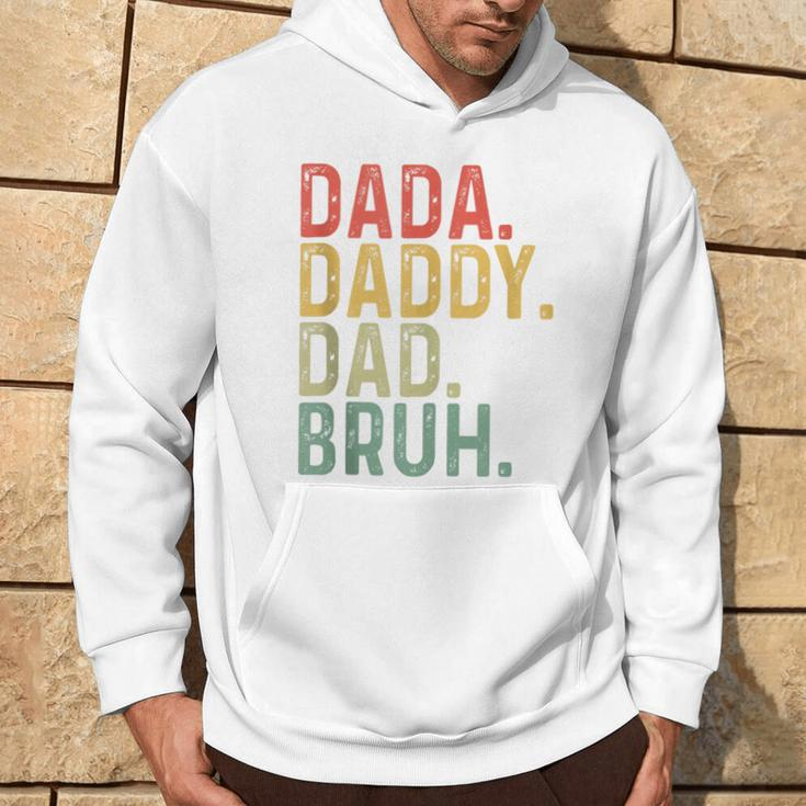 Dada Daddy Dad Bruh Father's Day Proud Dad Grandpa Hoodie Lifestyle