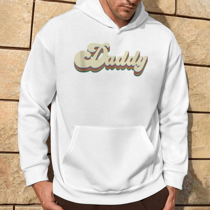 Daddy Retro Vintage Dad For Lovers Fathers Day Hoodie Lifestyle