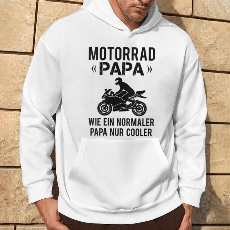 Damen Sportbike Motorradfahrer Spruch Herren Motorrad Papaater Mit-Ausschnitt Kapuzenpullover Lebensstil