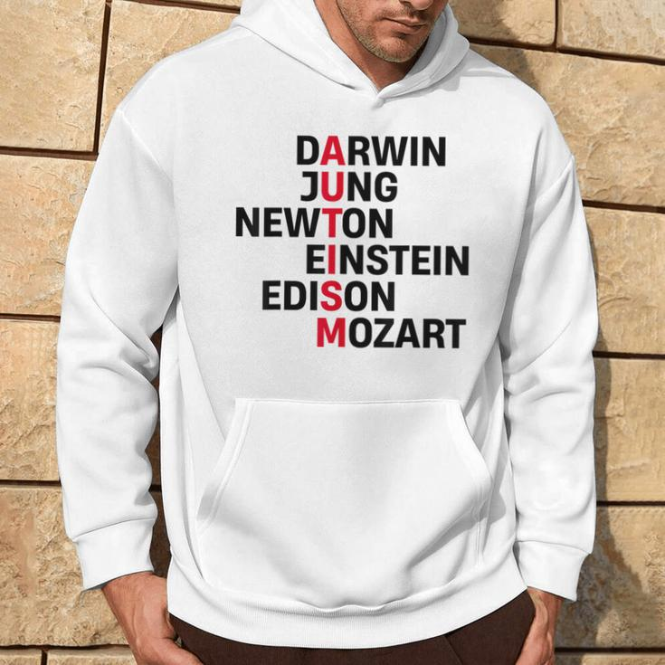 Darwin Jung Newton Einstein Edison Mozart Autism Awareness Hoodie Lifestyle
