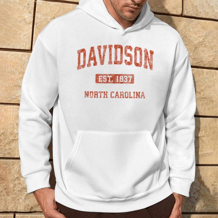 Davidson North Carolina Nc Vintage Athletic Sports Hoodie Lifestyle