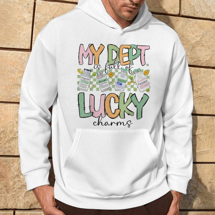 My Dept Is Full Of Lucky Charm Pharmacist St Patrick's Day Hoodie Lifestyle