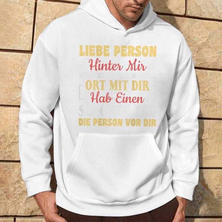 An Die Person Hinter Mir Liebe Person Hinter Mir Kapuzenpullover Lebensstil