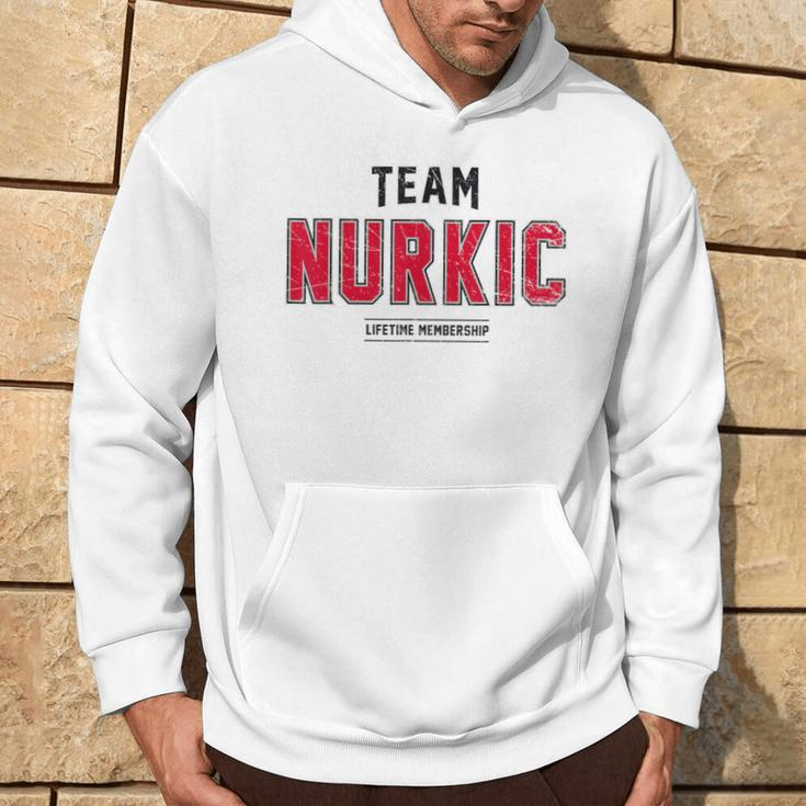 Distressed Team Nurkic Proud Family Surname Last Name Hoodie Lifestyle