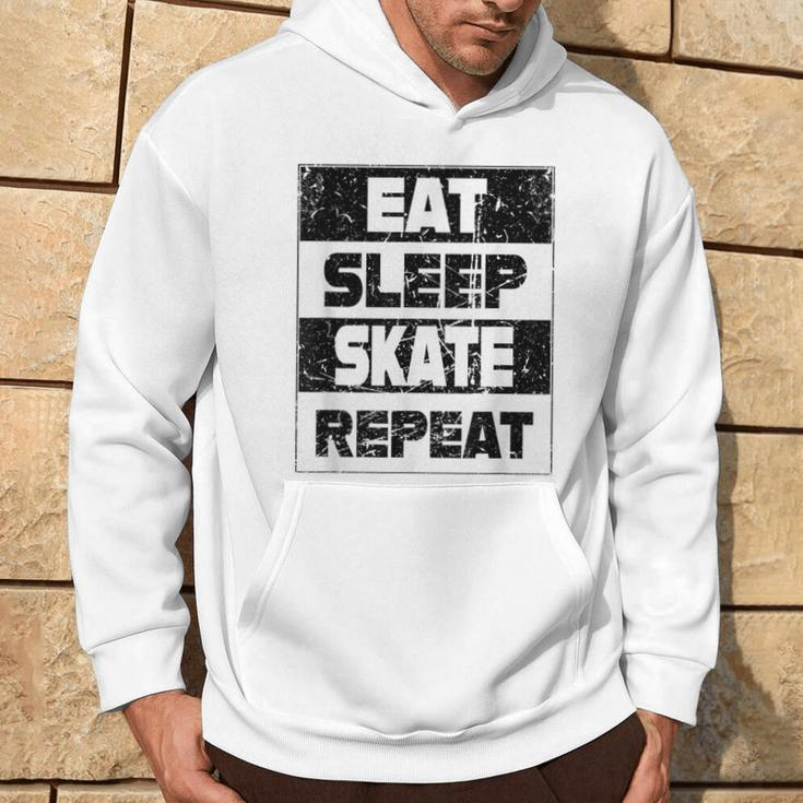 Eat Sleep Skate Repeat Hoodie Lebensstil