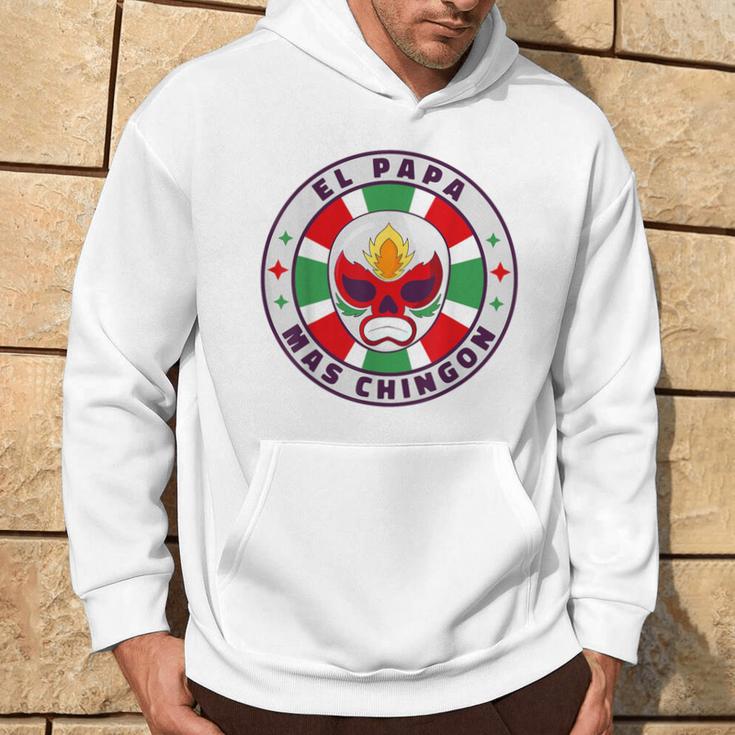 El Papa Mas Chingon Cinco De Mayo Luchador Mexikanischer Wrestler Kapuzenpullover Lebensstil