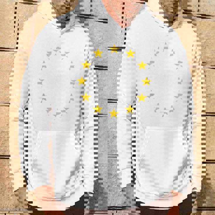 Eu Flag Europe European Union Blue Yellow Stars Hoodie Lifestyle