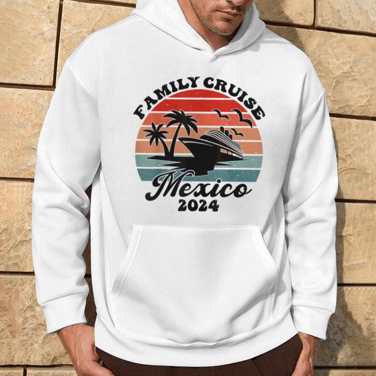 Family Cruise Mexico 2024 Family Matching Couple Hoodie Lifestyle